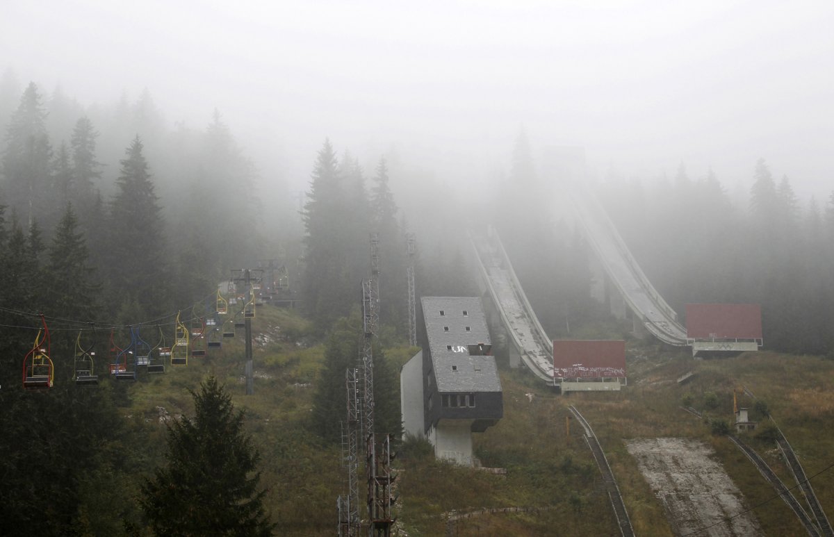 03 - The abandoned ski jump at Mount Igman