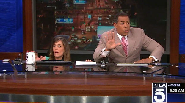Watch LA News Anchors Freak Out During This Morning’s Earthquake