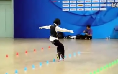 Chinese Roller Blader Puts Incredible “Spin” on “Beat It”