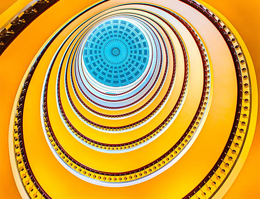 Prepare To Be Mesmerized: 30 Incredible Shots of Spiral Stairways