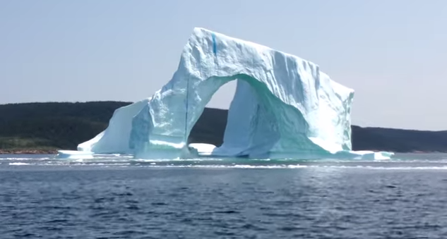 Just Cruising Along And Holy Crap – Iceberg Collapse. Scary Footage!