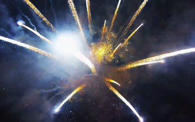 Man Sends Drone Into Fireworks Display – Resulting HD Video is Astounding
