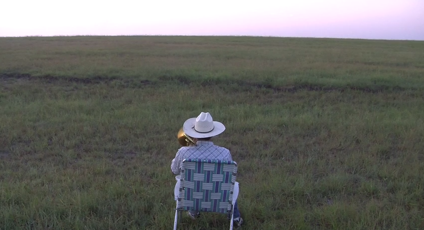 You Won’t Believe What Happens When This Farmer Plays His Trombone