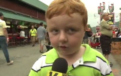 Adorable Little Kid “Apparently” Steals the Show On Live TV – Hilarious!